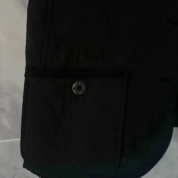 Talbots Womens Black Quilted Button Down Vest Jacket Size Medium - Picture 5 of 8